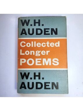 Collected Longer Poems W H Auden 1968 First Edition Hardcover Dust Jacket